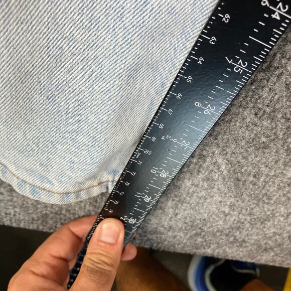 Tommy Hilfiger Jeans Mens 35x30 Light Wash Straight Leg Vintage Denim - Picture 3 of 11